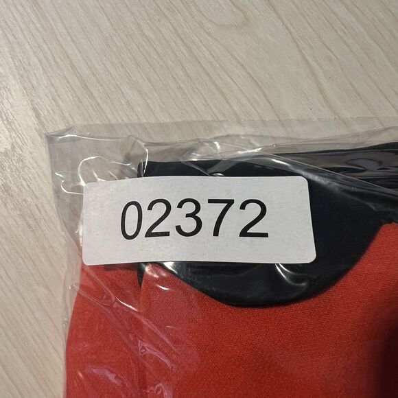 Victoria Beckham Orange Black Retro High Neck Shift Dress S Modest Classy Demure - Picture 11 of 11